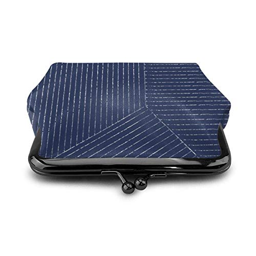 Linien Kiss Lock Little Change - Cartera de piel para mujer (4,52 x 4,13 pulgadas)