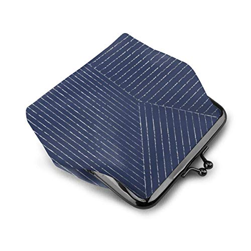 Linien Kiss Lock Little Change - Cartera de piel para mujer (4,52 x 4,13 pulgadas)