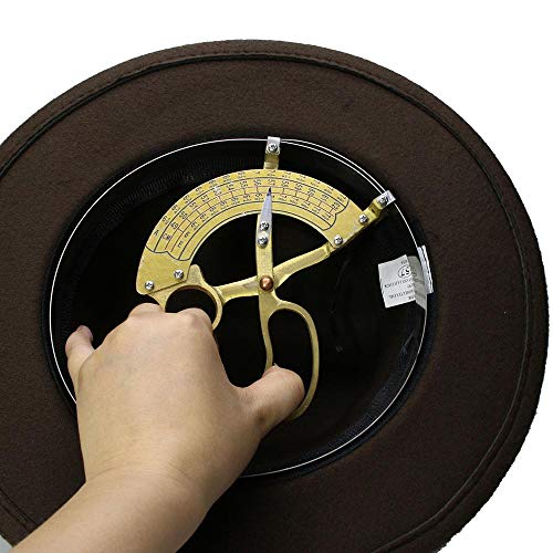 liqun Banda De Cuero con Calavera Retro para Padres E Hijos Unisex/Niño Lana ala Ancha Fedora Pork Pie Pork-Pie Sombrero Bowler Tapa Superior Redonda   (57 Cm / 54 Cm), Negro, Tamaño Adulto 57 Cm
