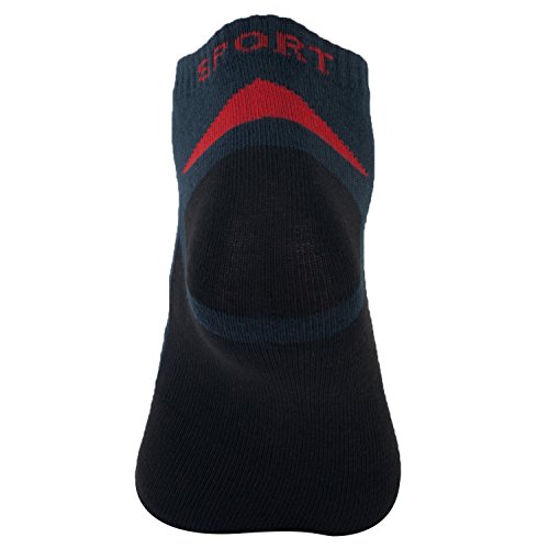 L&K Pack de 12 Calcetines de deporte Sneaker Cortos para hombre multicolor 92254 43-46