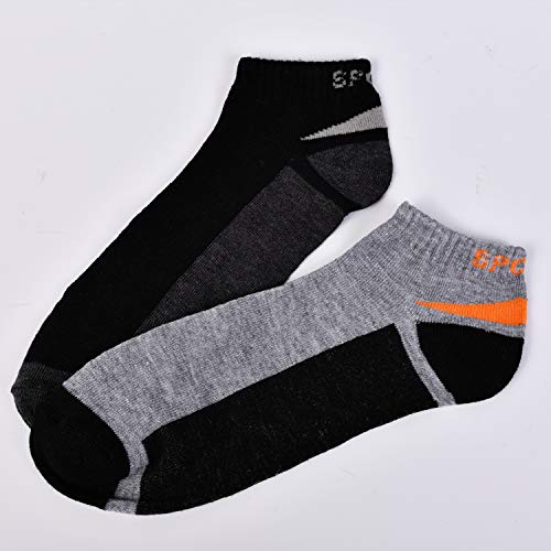 L&K Pack de 12 Calcetines de deporte Sneaker Cortos para hombre multicolor 92254 43-46