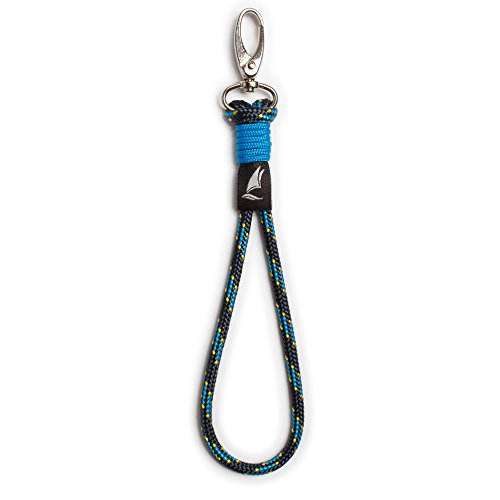 Llavero Azul de Cuerda Náutica Hombres y Mujeres
