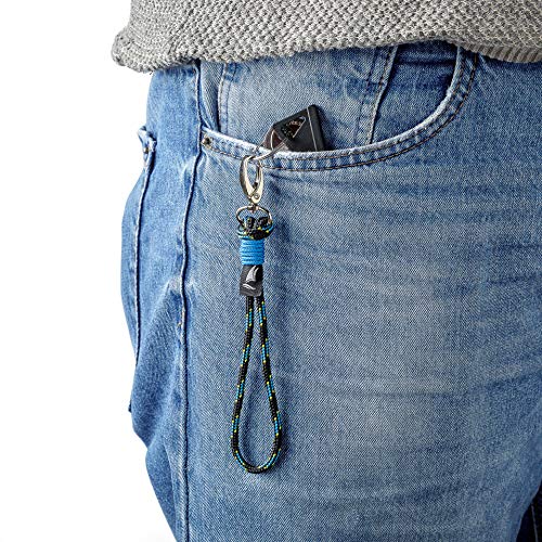 Llavero Azul de Cuerda Náutica Hombres y Mujeres