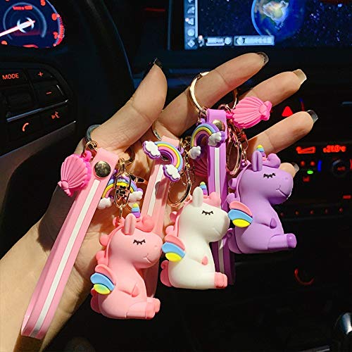 Llavero con diseño de gato de la suerte, con diseño de caricatura, color amarillo