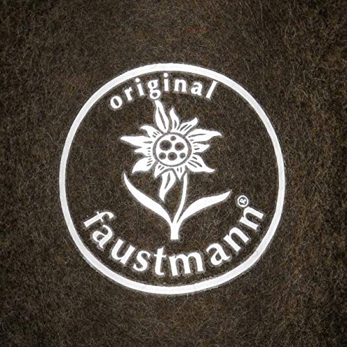 Lodenhut Manufaktur Sombrero Tiroles EdelweißManufaktur de Lana Traveller (61 cm - marrón-Melange)