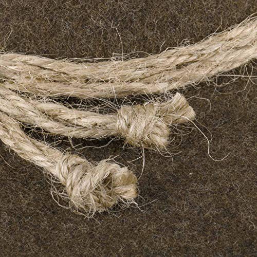 Lodenhut Manufaktur Sombrero Tiroles EdelweißManufaktur de Lana Traveller (61 cm - marrón-Melange)