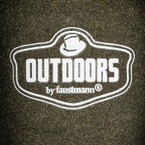 Lodenhut Manufaktur Sombrero Tiroles OutdoorManufaktur de Mujer Fieltro Lana (59 cm - Verde Oliva)