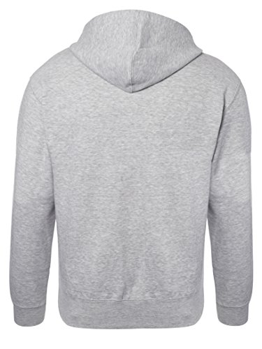 London England Sudaderas con Capucha Unisex Hombres Mujer Union Jack Flag UK Regalo de Recuerdo Bordado Mens Womens Top Hoodie Sweatshirt (XS, Gris)