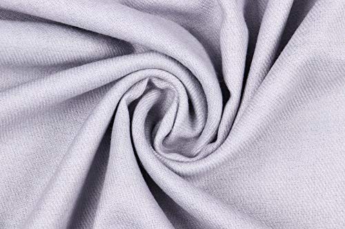 Longwu Cashmere Wrap Shole Chal para Mujer Invierno Extra Grande (79"X 28") Hombres Pañuelo de Pashmina Sólido de Lana de Cordero-21#