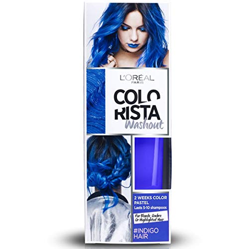 L'Oreal Paris Colorista Coloración Temporal Colorista Washout Indigo Hair - 1 Unidad