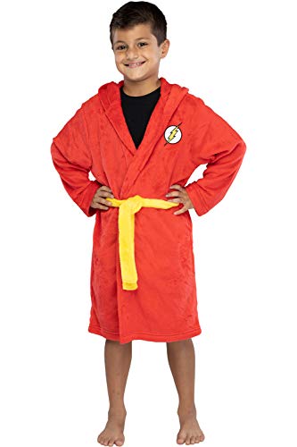 Los chicos de DC Comics Flash de felpa con Capucha polar Costume Robe (Flash, 6/7)