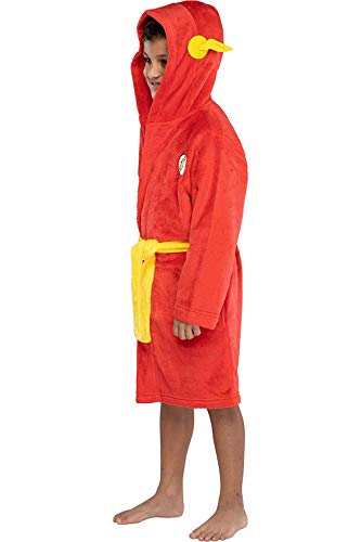 Los chicos de DC Comics Flash de felpa con Capucha polar Costume Robe (Flash, 6/7)