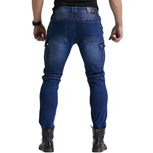 Los últimos Pantalones De Moto Para Hombre, Pantalones De Moto, Pantalones De Moto Off-road, Con Versión Mejorada De Esterilla Protectora Extraíble, Pantalones De Moto Anticaída