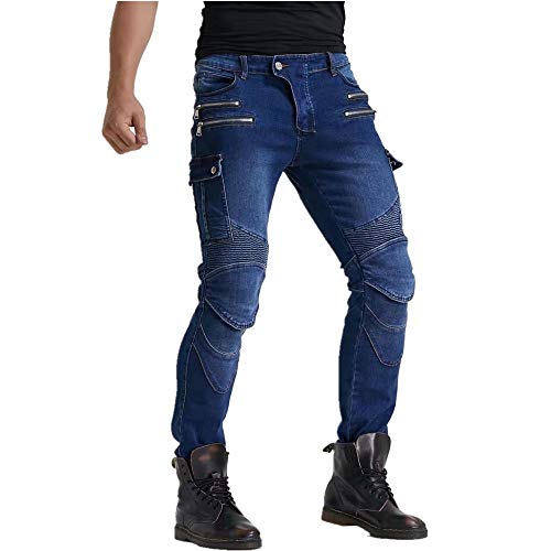 Los últimos Pantalones De Moto Para Hombre, Pantalones De Moto, Pantalones De Moto Off-road, Con Versión Mejorada De Esterilla Protectora Extraíble, Pantalones De Moto Anticaída
