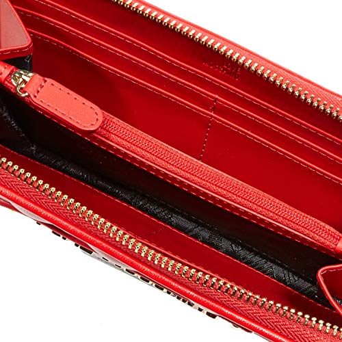 Love Moschino JC5630PP0BKA0, Billetera para Mujer, Rojo, Normale