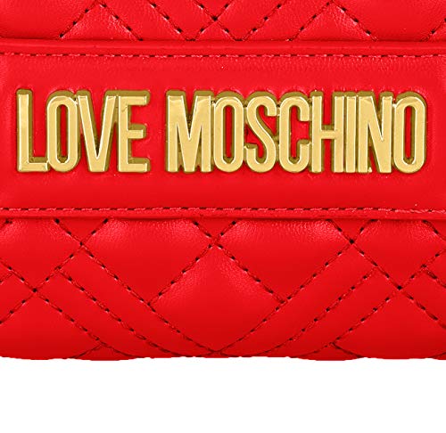 Love Moschino JC5630PP0BKA0, Billetera para Mujer, Rojo, Normale