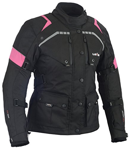 LOVO Chaqueta 3/4 para moto (Mujer) (2XL)