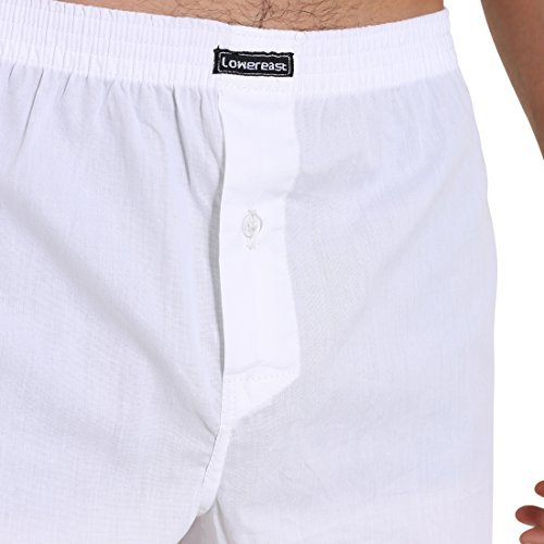 Lower East American Style, Bóxer, Hombre (Pack de 6), Multicolor (Negro/Blanco/Azul/Verde/Azul Claro/Gris), X-Large