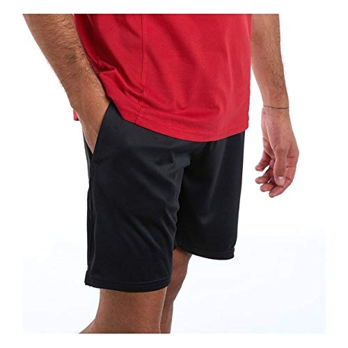 Luanvi Walk Bermudas de Tenis, Hombre, Negro, L