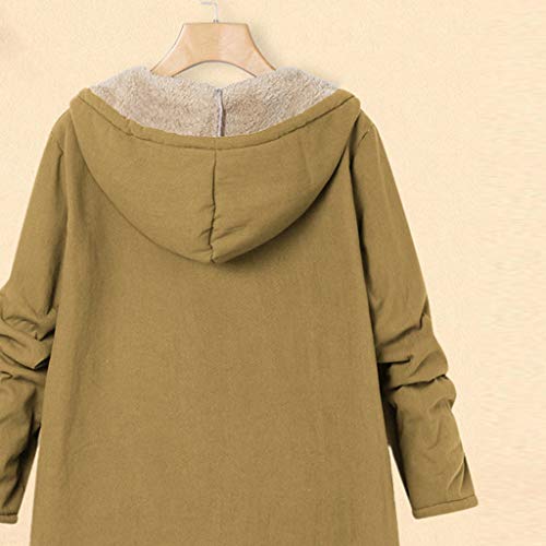 Luckycat Abrigos Mujer Invierno Talla Grande Sudaderas con Capucha y Bolsillo Casual Cremallera Felpa Suéter Tops de Manga Larga Ropa Mujer Otoño Invierno Ofertas 2018