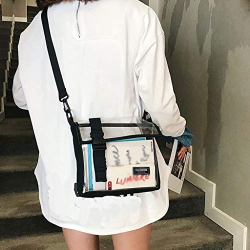Luckycat Bolsos bandolera Shoulder Crossbody para Mujer Bolsos de mano 2019 Primavera y Verano Moda PVC Transparentes Con Carteras de mano y clutches de Viaje Casual Aire Libre Playa Señora