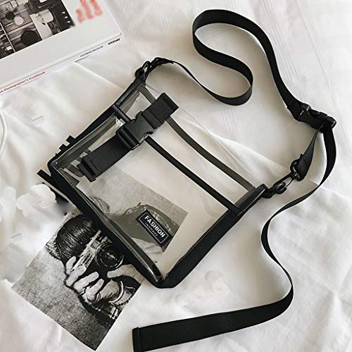 Luckycat Bolsos bandolera Shoulder Crossbody para Mujer Bolsos de mano 2019 Primavera y Verano Moda PVC Transparentes Con Carteras de mano y clutches de Viaje Casual Aire Libre Playa Señora