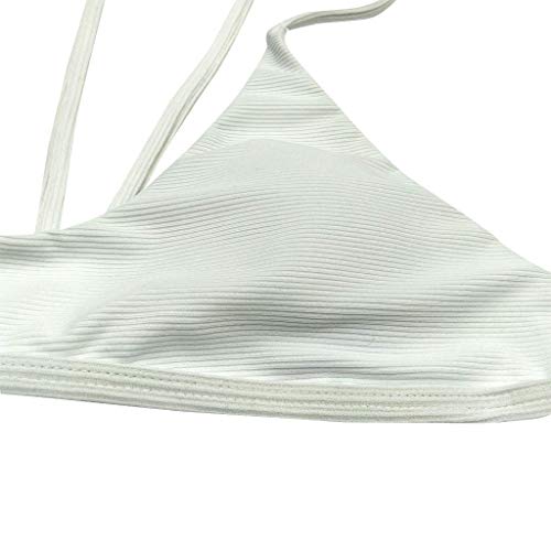 Luckycat Mujer Bikinis Conjuntos Traje de Baño Sexy Bikini Mujer Push Up Traje de Baño Push Up Bikini Conjunto de Bikini para Mujer Tanga Bikini Playa 2018 Color sólido