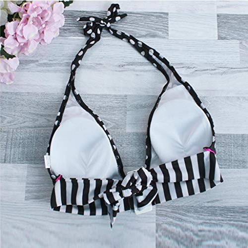 Luckycat Tops de Bikini, Trajes de Baño Mujer 2018 Sexy Push-up Bikini Rayas Bikini Mujer