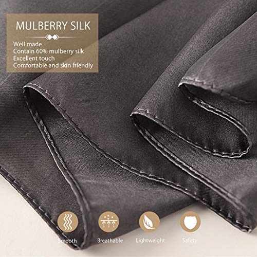 LumiSyne Bufandas De Seda Suave Para Mujer Bufandas a Cuadros Clásicas Arco Tartán De Color Estolas Fulares Largas Chal De Playa Durante Toda La Temporada