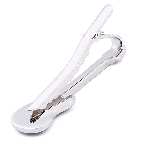 LUOSI Fibra Caliente de la Venta Musical Guitarra Barra de unión for el Mens del Color del Corchete de Plata Clip Clips de Negocio del Lazo de la Boda