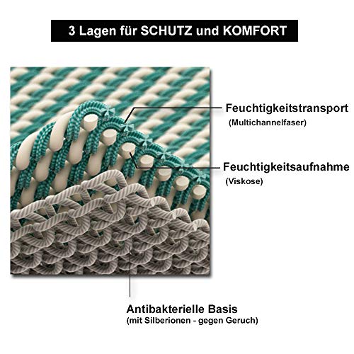 Lurbel Tiwar: Calcetines cortos de deporte para correr con canales de circulación del aire, ligeramente acolchados, para hombre y mujer, azul-naranja, 39-42