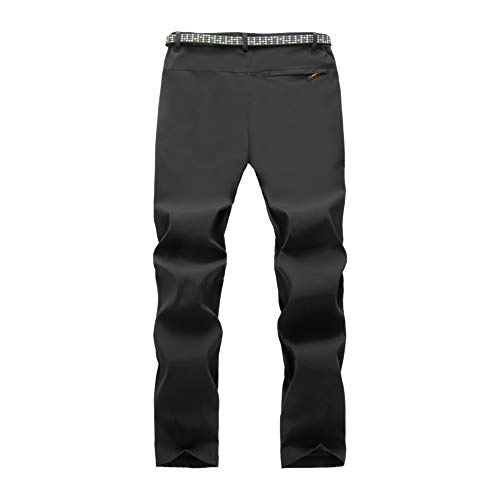 LY4U Pantalones de Senderismo para Hombre, Resistentes al Viento, cómodos, cálidos, para Escalada, Senderismo, Casual, para Primavera, Verano, otoño