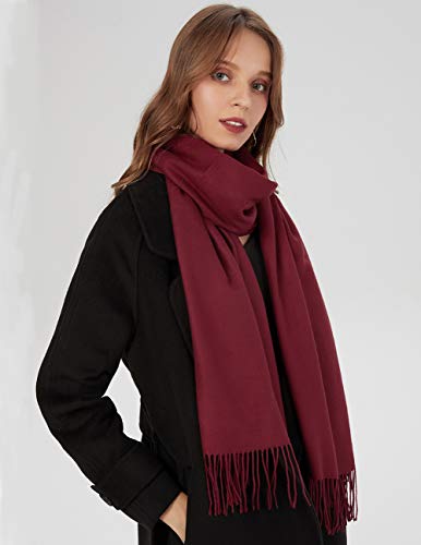MaaMgic Bufanda de Invierno Para Mujer Chal Pashminas Foulard Grande Larga de 200 * 70CM Suave Mantón Grueso Multicolor para Mujeres