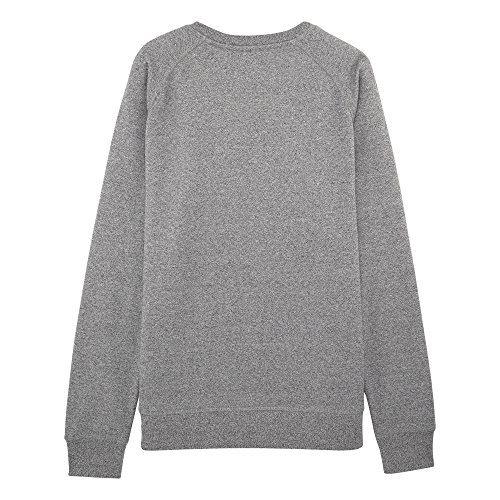 made in bio - Sudadera - Manga Larga - para Hombre Gris Stone Chiné S