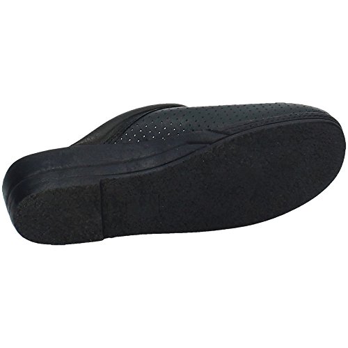 MADE IN SPAIN Z Zuecos DE Piel Mujer Calzado Trabajo Azul 38