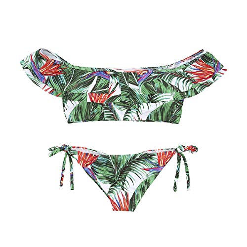 Madre e Hija Bikinis Traje de baño, Mamá bebé Bañadores de Mujer de Verano Playa, Conjunto de Bikini de Baño Niñas Traje de Baño (Niña, 11T)