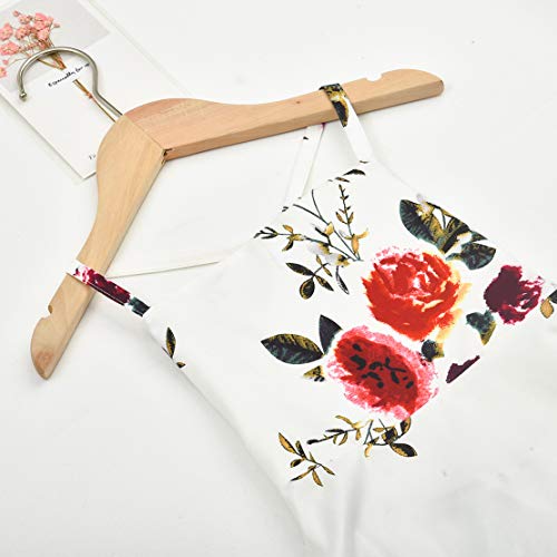 Madre e Hija Vestidos Iguales Verano Sin Mangas Estampado Floral Casual Familiar Ropa