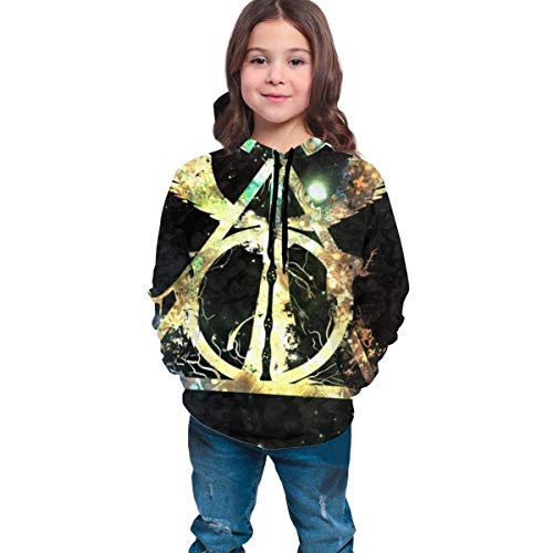 maichengxuan Ha-Rry Po-Tter Novelty Sudaderas con Capucha para Niñas Cute para Adolescentes