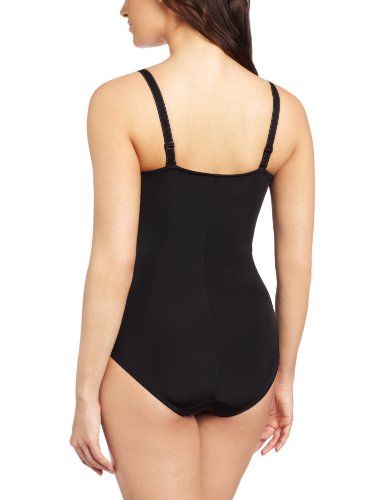 Maidenform Comfort Devotion Bodybriefer, Body para Mujer, Negro (Black), 85D (Talla fabricante: 38D)