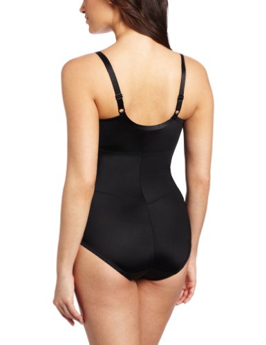 Maidenform Shapewear Vintage Chic BodyBriefer Sujetador, Negro (Black), (Talla del Fabricante: 100E) para Mujer