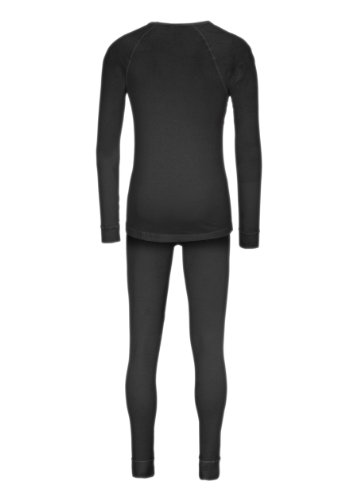 maier sports Waesche - Set Adrian - Conjunto de Ropa Interior térmica de Acampada y Senderismo para Hombre, tamaño L, Color Negro