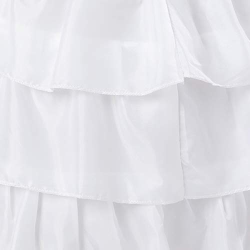 Mallalah Crinolina Enaguas Mujer Largas para Vestidos de Novia Boda Faldas Falda Enagua de Crinolina para Mujer Falda de Bata de Baño Chaqueta de Crinolina para Vestido de Novia (Rojo)