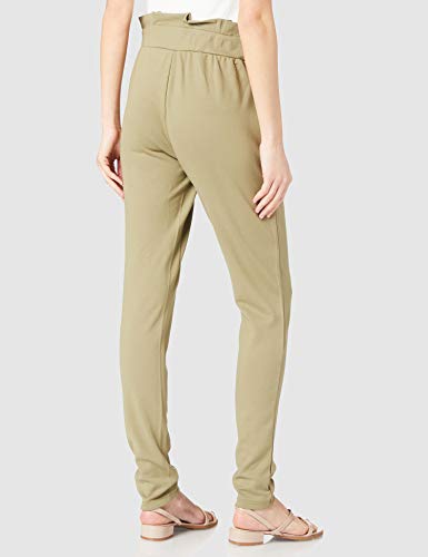 MAMALICIOUS MLRASMINA Jersey Pants A. Pantaln, Verde Claro, XL para Mujer