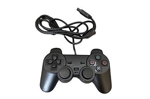 Mando con Cable para Sony PlayStation 2 PS2 Dual shock Controller Controllador Negro