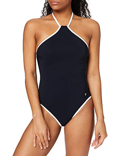 Marc O'Polo Body & Beach Beach W-Beachsuit Traje de baño de una Pieza, Azul (001), 100C para Mujer