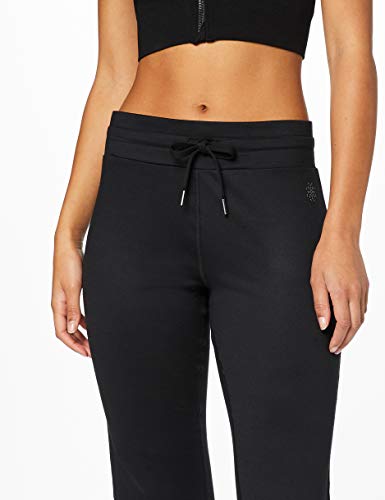 Marca Amazon - AURIQUE Pantalón de Yoga Mujer, Negro (Black), 40, Label:M