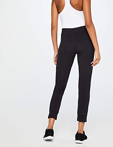 Marca Amazon - AURIQUE Pantalones de Deporte Mujer, Negro (Black), 40, Label:M