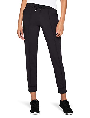 Marca Amazon - AURIQUE Pantalones de Deporte Mujer, Negro (Black), 40, Label:M