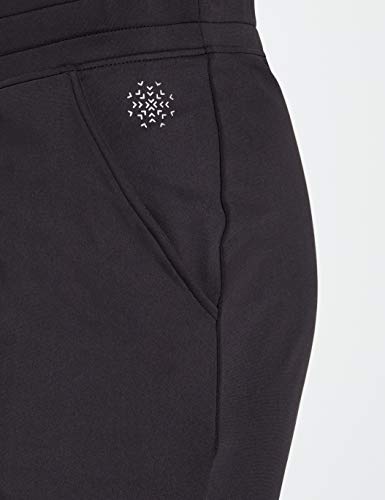 Marca Amazon - AURIQUE Pantalones de Deporte Mujer, Negro (Black), 40, Label:M