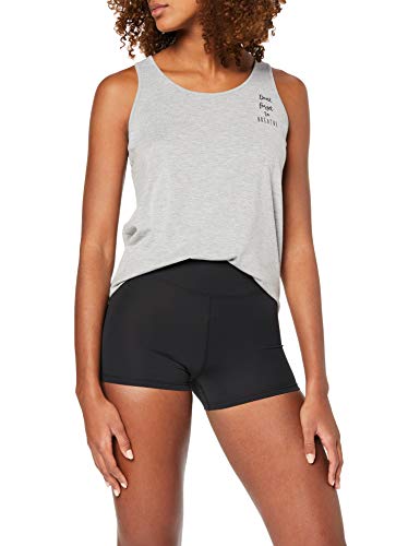 Marca Amazon - AURIQUE Shorts de Deporte Mujer, Negro (Black), 38, Label:S